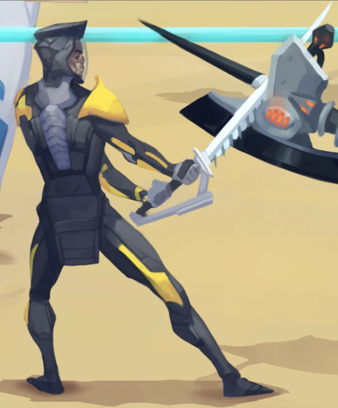 PSI Officer in Battle